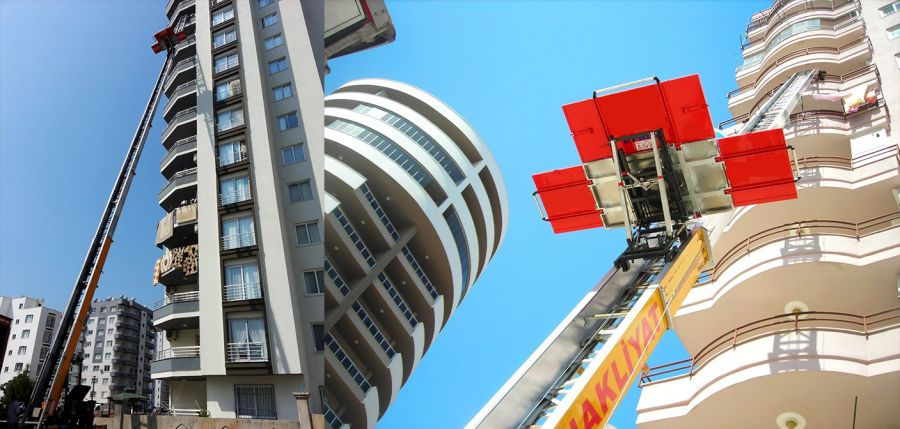 Hızlı taşıma için kiralık asansör